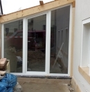 Fenster & Balkontürelement (Schrägelement aus Kunststoff)