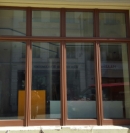 Umbau eines Schaufensters für Straßenverkauf (vorher)
