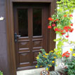 Haustür aus Holz