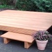 Gartenterrasse aus Holz (3x3 Meter)